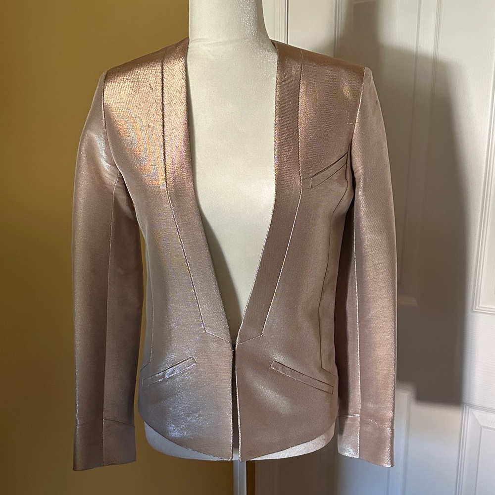 Maje Women's Shimmering Blush Blazer